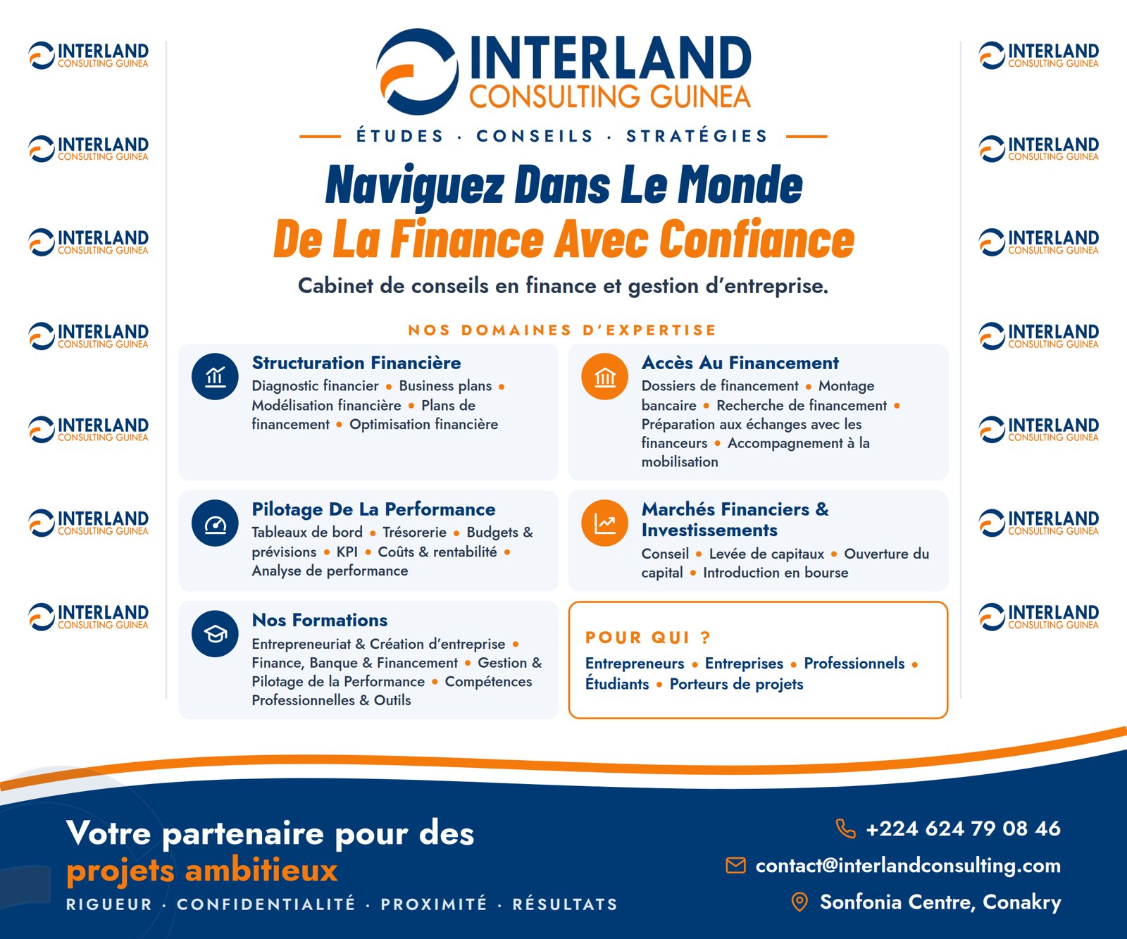 Nos domaines d’expertise : structurer, financer, piloter, investir, former
